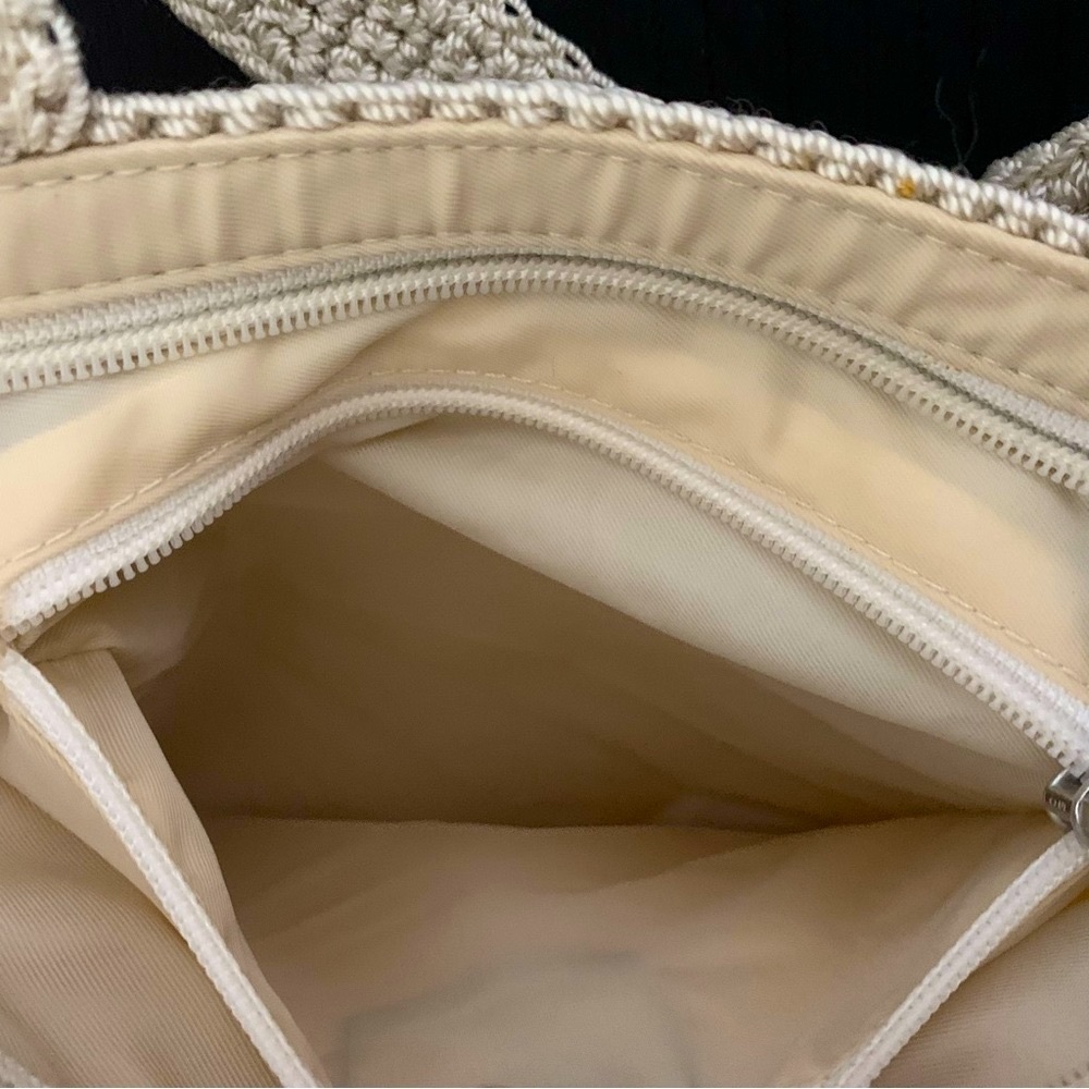 The Sak Cream Crochet Shoulder Bag - Picture 7 of 8